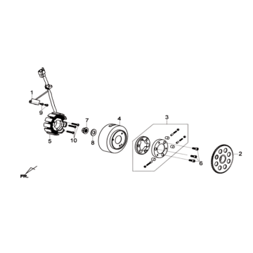 Zünd-/Starterkupplung Sym Joymax 125I ABS