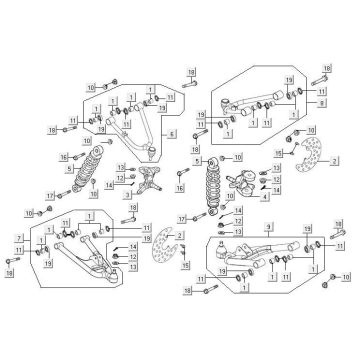 Federung Kymco MXU 300R