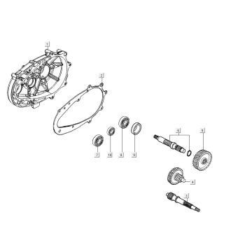 Getriebe AGILITY 16+ 4T 200i Matt Metallic Silber