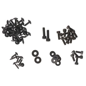 Schrauben-Unterlegscheiben-Set für Verkleidungskit Yamaha Aerox/MBK Nitro 50 2-Takt ←2012 schwarz 67-teilig Tuning