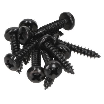 Schraube-Set 3,9x19mm schwarz 10 Stück