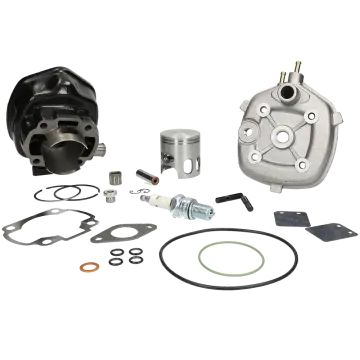 Zylinder mit Zylinderkopf - Polini 70 ccm Corsa - Minarelli liegend LC 166.0083/R