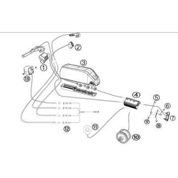 Power system Yadea Trooper 01 Fatbike