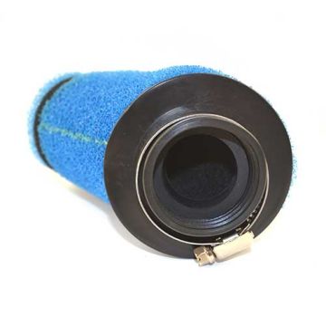 Luftfilter/Powerfilter offener 28/35-mm-Anschluss zum Vergaser/30-Grad-Winkelschwamm roter vollständig geöffneter Filter