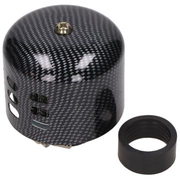 Luftfilter/Powerfilter offen universal 28/35mm Anschluss Vergaser Carbon