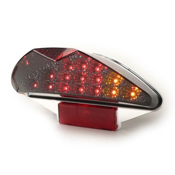 Rücklicht BGM original Klarglas 15 LED mit Blinkfunktion MBK Nitro (YQ50/L, 2-Takt),Yamaha Aerox (YQ50/L, 2-Takt) schwarz