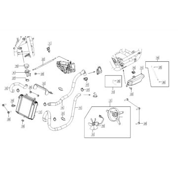 Kühler Kymco Gti 300i