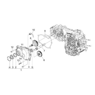 Untersetzungsgetriebe - Deckel