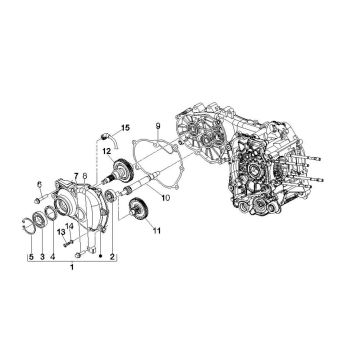 Reduziergruppe Vespa GTV 250 4T 4V IE