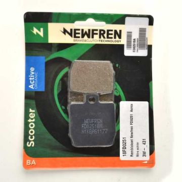 Bremsbelagsatz Newfren (Yamaha hinten) A-Qualität FD0251