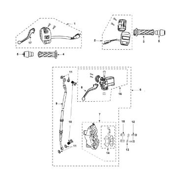 Bremsteile Peugeot Speedfight 3 50 2T AC