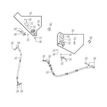 Bremsteile vorne Kymco Gti 300i