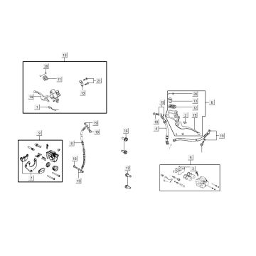 Bremssystem AGILITY 16+ 4T 125 Matt Metallic Silber