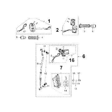 Bremssystem Peugeot Speedfight 3 AC Rot