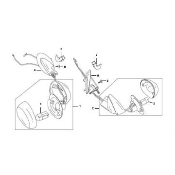 Frontblinker Rover Fun 4-Takt
