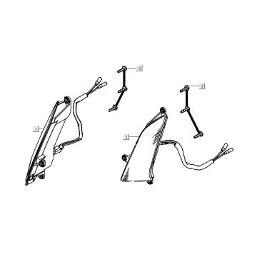 Blinker Kymco People S 50 4T AC Kristallblau
