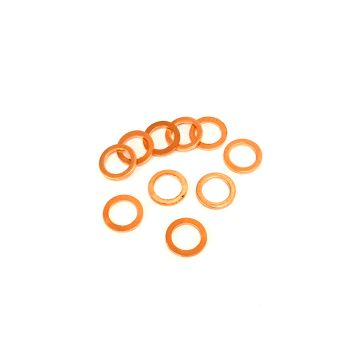 Ring Kupfer 10x14mm 10 Stück