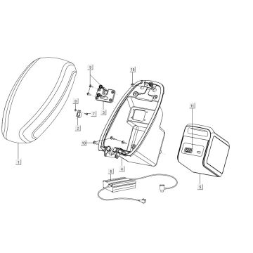 Sattel - Batterie Niu M1
