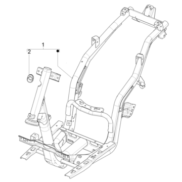 Piaggio Typhoon 50 2-Takt-Euro-4-Rahmen 2018-2020
