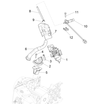 Piaggio Typhoon 50 2-Takt-Euro-4-Vergaser 2018-2020