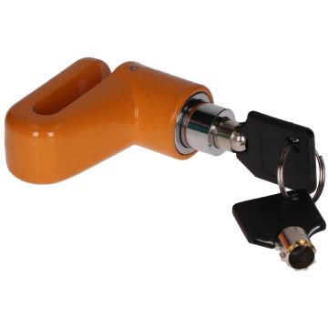 Bremsscheibenschloss kompakt 5,5 mm Dicke gelb MKX