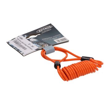 Bremsscheibenschloss Erinnerungskabel Artago orange