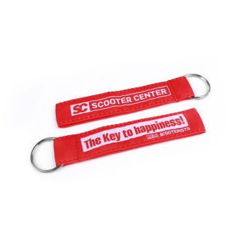 Schlüsselanhänger Key to happiness Rot