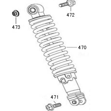 Stoßdämpfer AGM R8