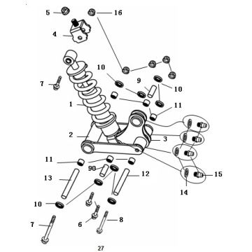 Stoßdämpfer China Strada