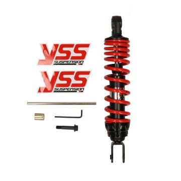 Stoßdämpfer YSS Hybrid DTG 280 mm (Mitte-Mitte-Bolzenloch)GY6/Aerox/Neos/BWS/Bump/Zest/Nitro/Jog/Ovetto/Booster/Mach G/Vivacity/Trekker/Buxy/Zenith/Speedake/Rapido/Vision/ SFX/Amico/Gulliver