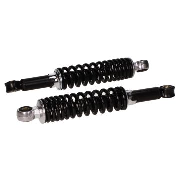 Stoßdämpfersatz universal schwarz 28cm Länge Mitte-zu-Mitte Bolzenloch MKX