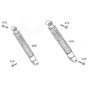 Stoßdämpfer Berini Napoli weiß