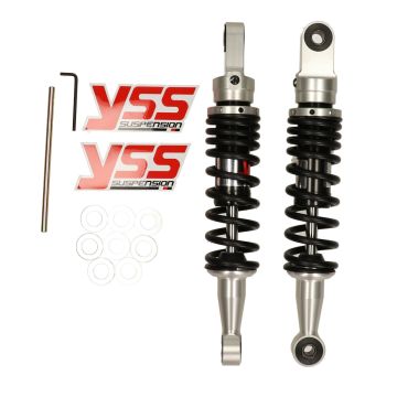 Stoßdämpfersatz YSS Eco-Line 310mm (Mitte-Mitte Bolzenloch) Honda MB5-8/MT5-8/Zündapp universal schwarz re302-310t-44-88
