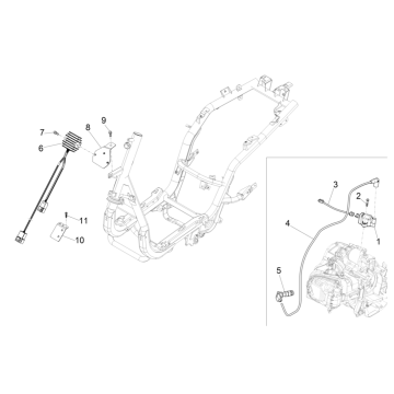 Piaggio Fly 125 4-Takt 3V IE E3 Spannungsregler