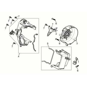 Gehäusetuch Assy Sym Symphony ST 50 E5