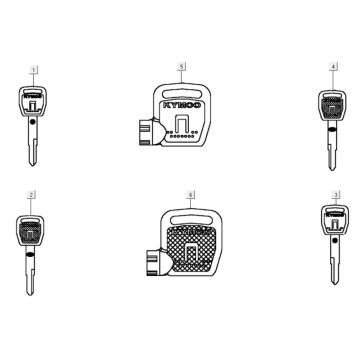 Schlüssel Kymco Gti 300i