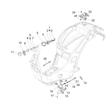Schlösser Vespa Sprint 125 4T 3V IE ABS