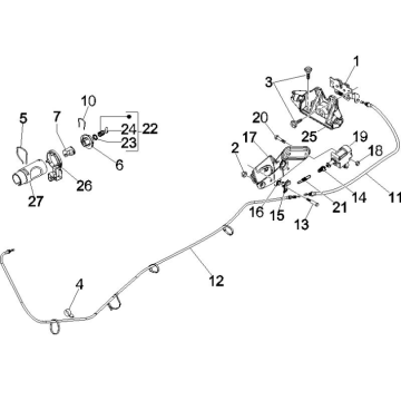 Schlösser Vespa GTS 250 ie 2005-2009 (mit ABS)
