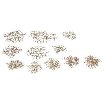 Sortie Box Mickey Clip nur 10 Größen 5/6/7/8/9/10/11/12/13/14mm 270 Stück