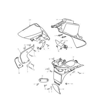 Kotflügel Peugeot Speedfight 2 AC E2 2-Takt
