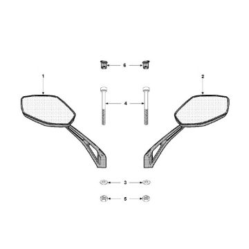 Spiegel Peugeot Speedfight 3 AC 2-Takt