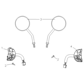 Spiegel/Schalter Agm Supreme