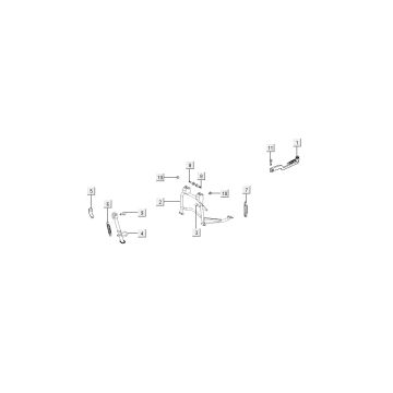 Standard Kickstart Kymco Super8 4-Takt ab 2009 Mattschwarz