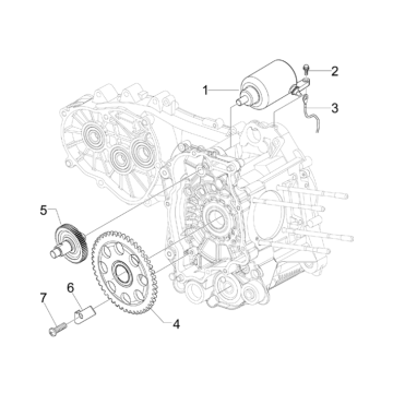 Anlasser - Anlasserritzel Vespa GTS 300 ie 2008-2016 (mit und ohne ABS)