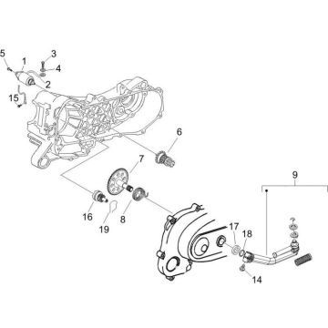 Starter- Kickstarter Piaggio Zip 2000 4-Takt AC