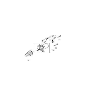 Anlasser - Anlasserritzel Kymco Dink 50 2T LC Silber