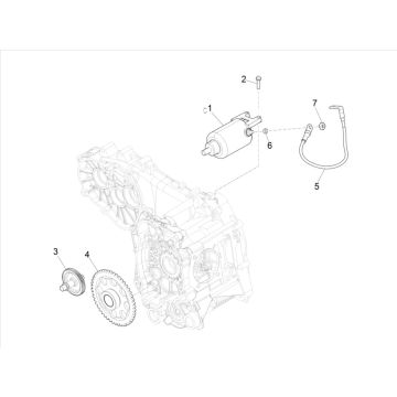 Anlasser - Anlasserritzel Vespa GTS 300 HPE 4V ie ABS Euro 4 2019