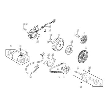 Anlasser Kymco People GTI 300i 4T LC