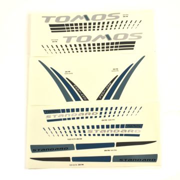 Falko Tomos Standard blau/grau Aufkleberset