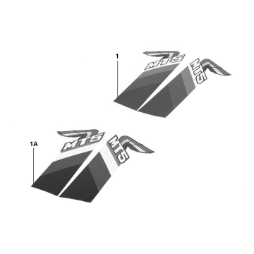 Embleme - Aufkleber - Logo Honda MT50